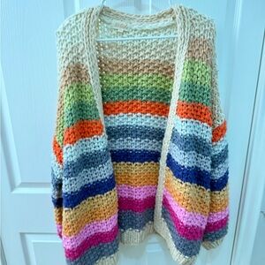 Colorful Striped cardigan